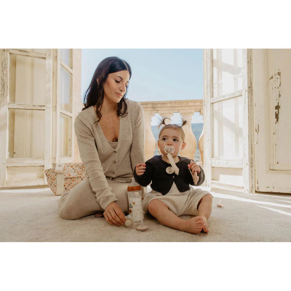 Suavinex Wonderland Butterfly SX Pro Soother 6-18 Months- LIBERTY DUSTY PINK