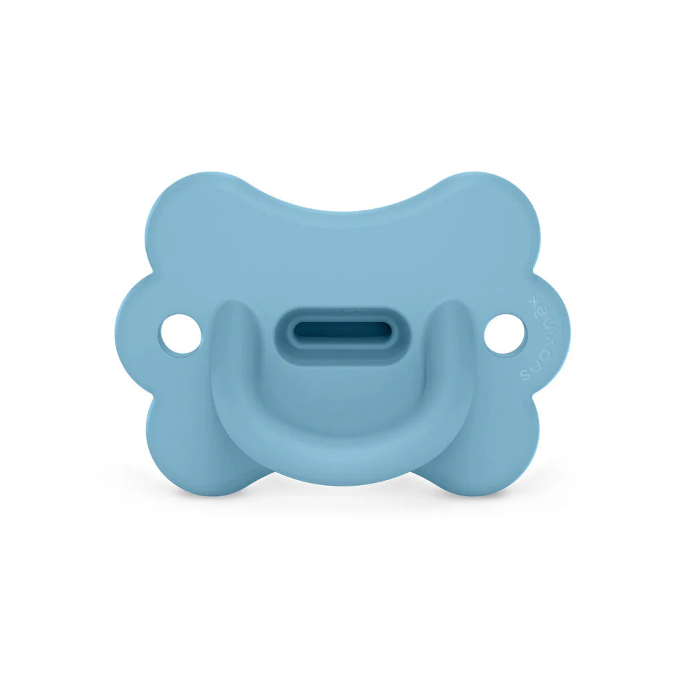 Suavinex Colour Essence Butterfly All Silicone SX Pro Soother 6-18 Months - Infinity Blue