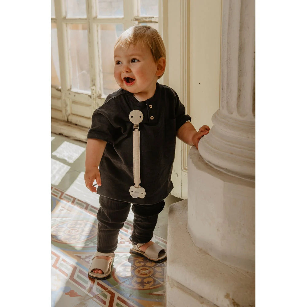 Suavinex Wonderland Soother Clip With Ribbon - Neutral