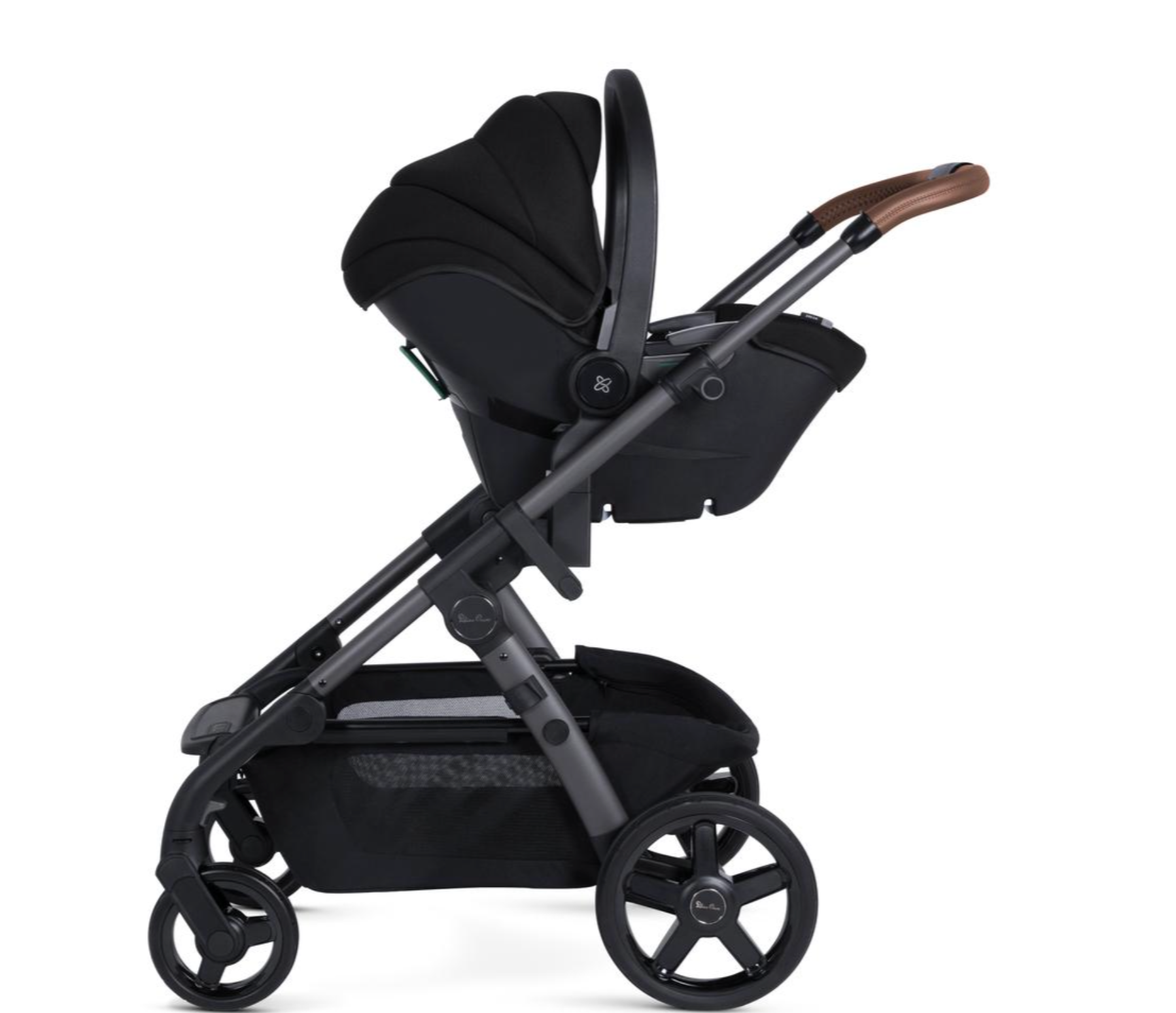 Silver Cross Wave 3 Licorice BUNDLE + Maxi Cosi Car Capsule 