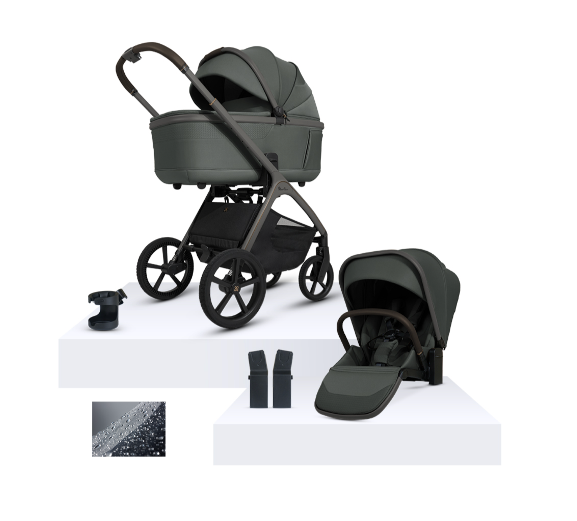 Silvercross Cove Pewter with Carrycot (6 Piece) | ETA June 
