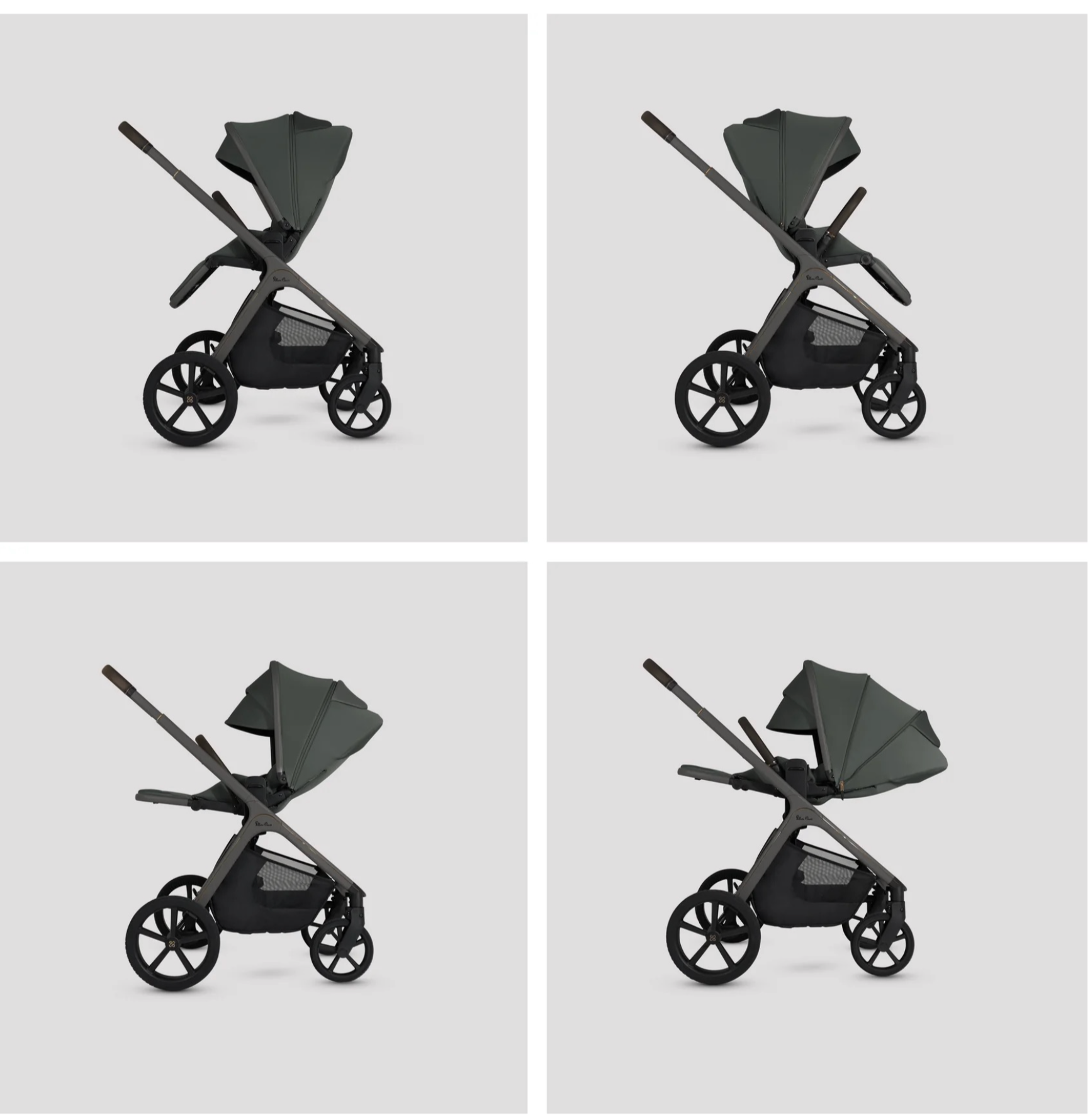 Silvercross Cove Pewter with Carrycot (6 Piece) | ETA June 
