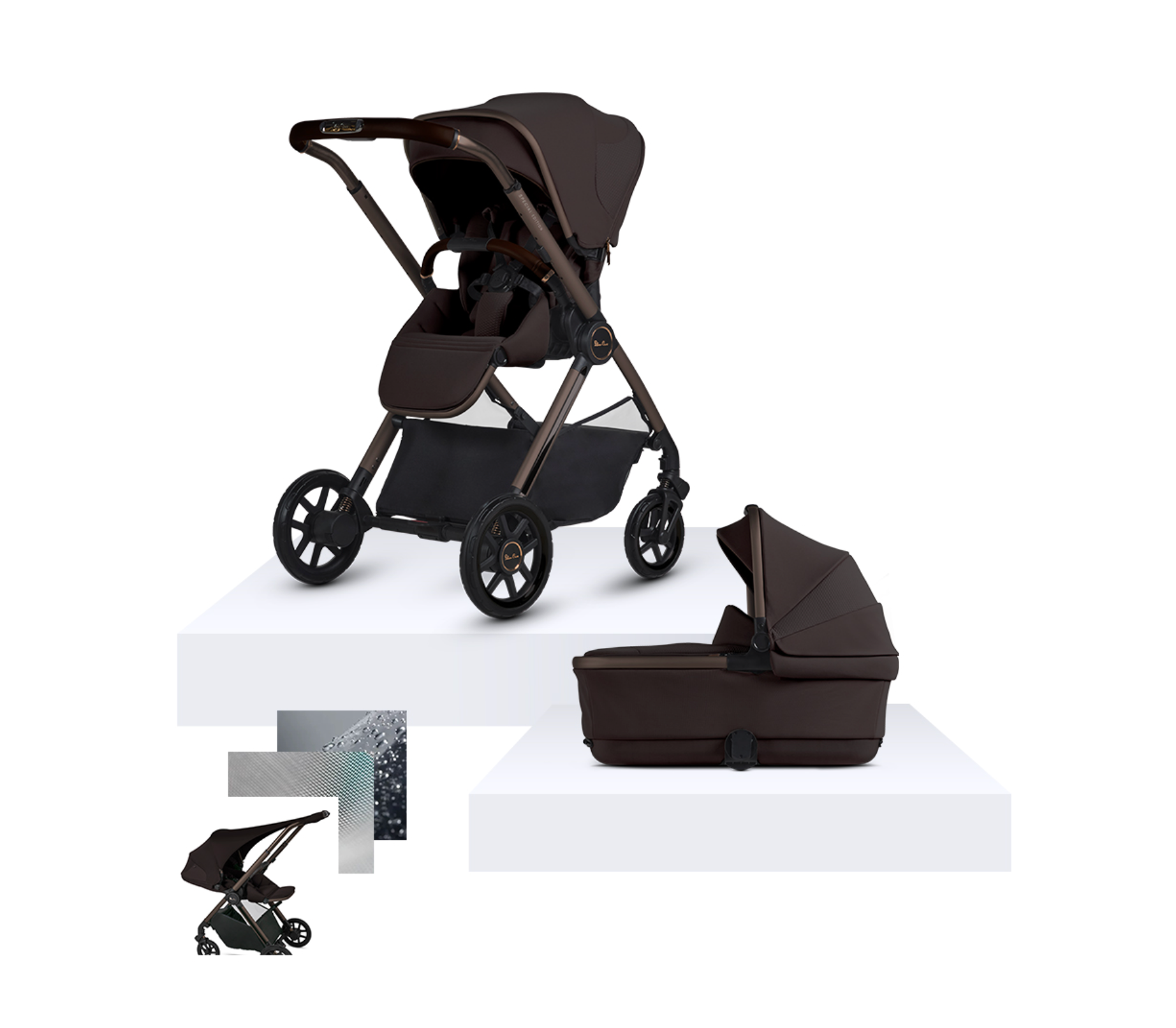 Silvercross Reef 2 Special Edition Ganache with Carrycot (6 Piece) | FREE Phone Holder | ETA April 