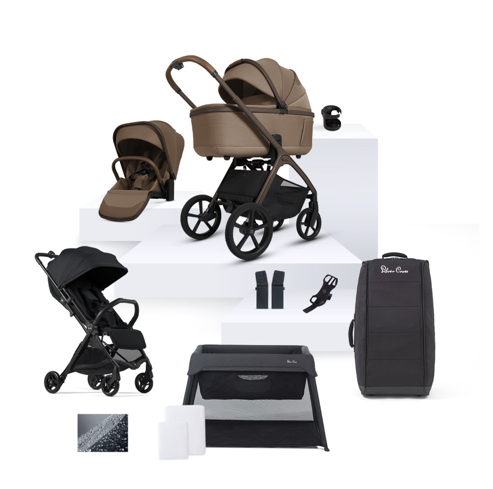 Silver Cross Cove Maple Ultimate Travel Bundle (12 Piece)  | ETA End April 