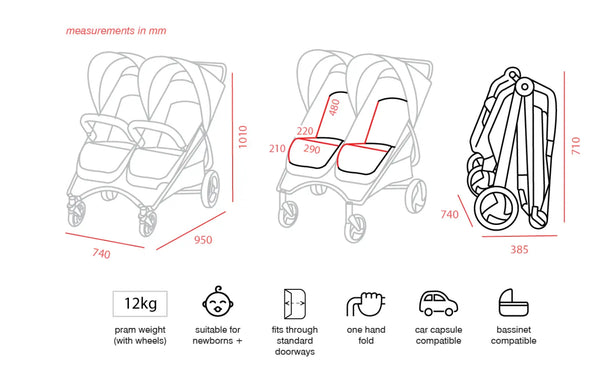 Valcobaby TREND Duo ELITE signature grey