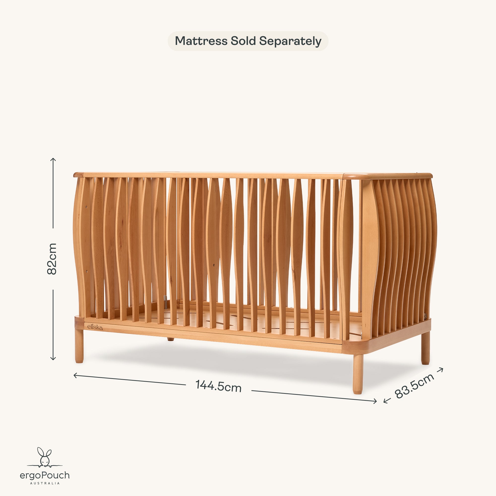 ErgoPouch Ellska Skye Cot BASIC Package (Pre-Order Dispatch February 2026) 