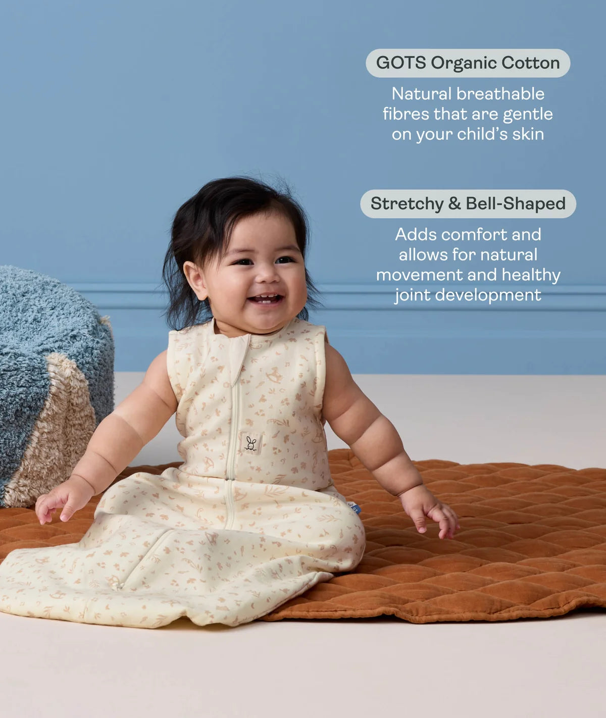 Ergopouch Sleeveless Jersey Sleeping Bag 1.0 TOG | Lullaby