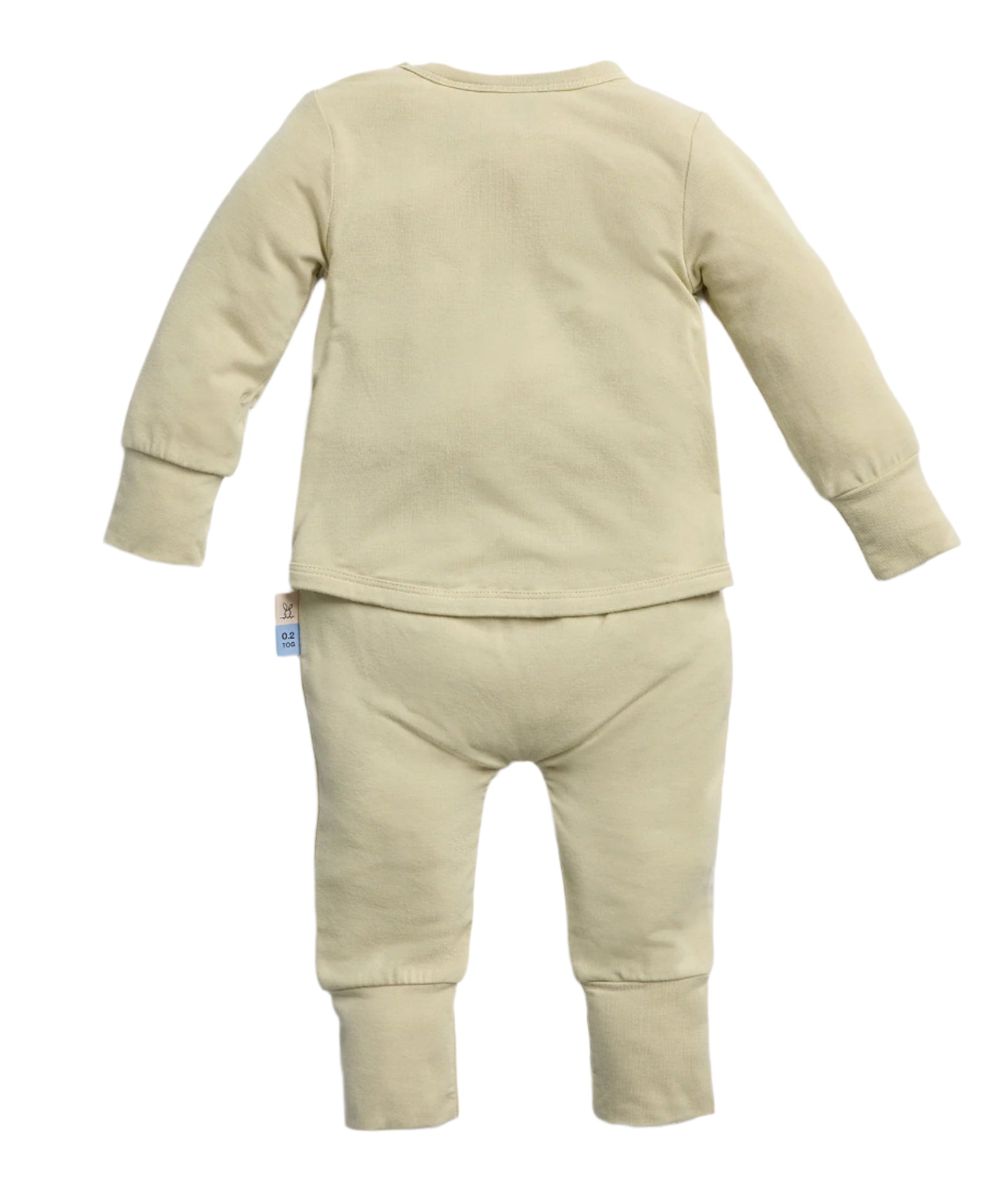 Ergopouch Stretch Base Long Sleeve Layer -0.2TOG Matcha - Tiny Tots Baby Store 
