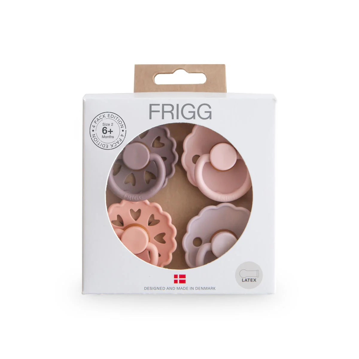 FRIGG Multi Pacifier 4 Pack Latex 