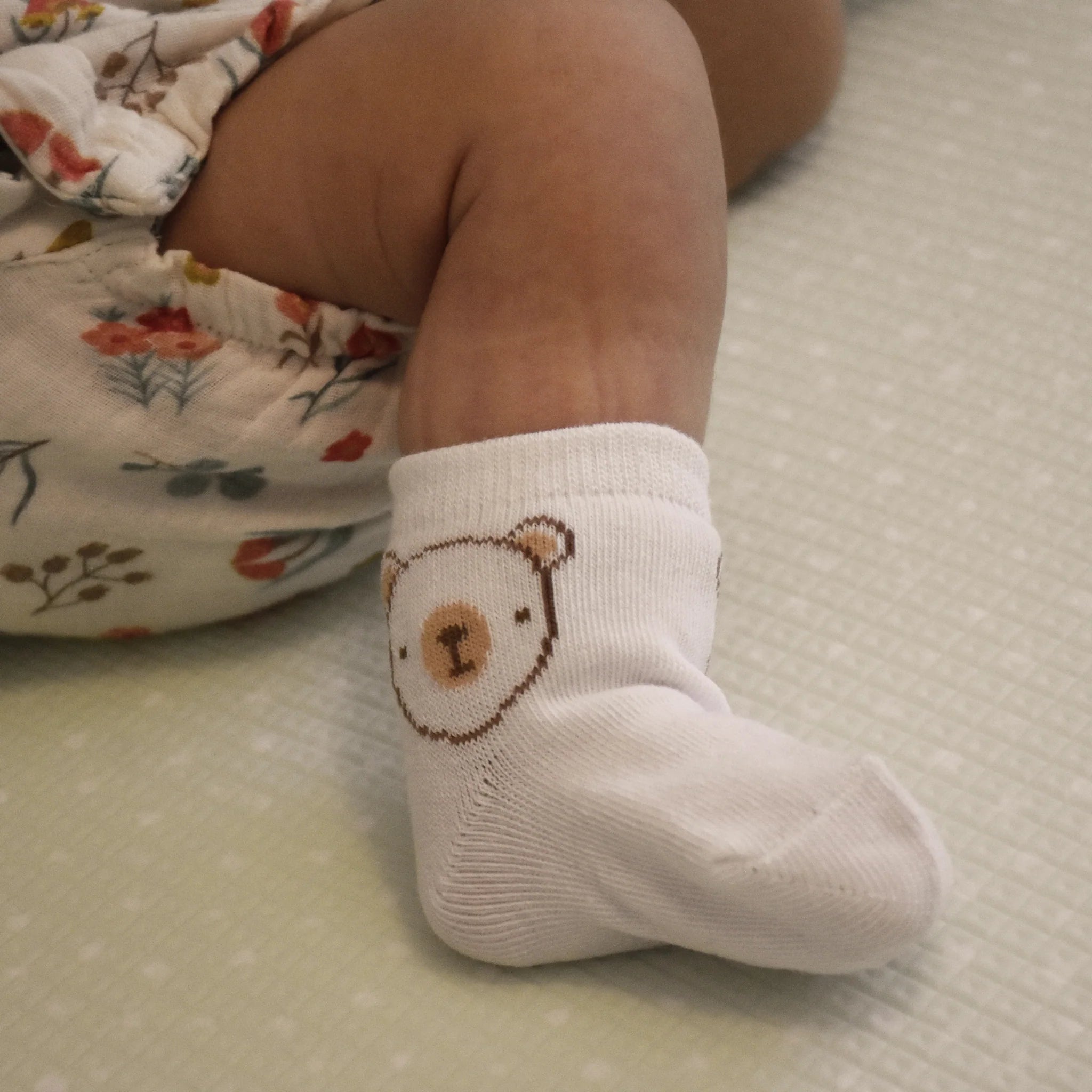 Playette 3 Pack Newborn Bear Socks