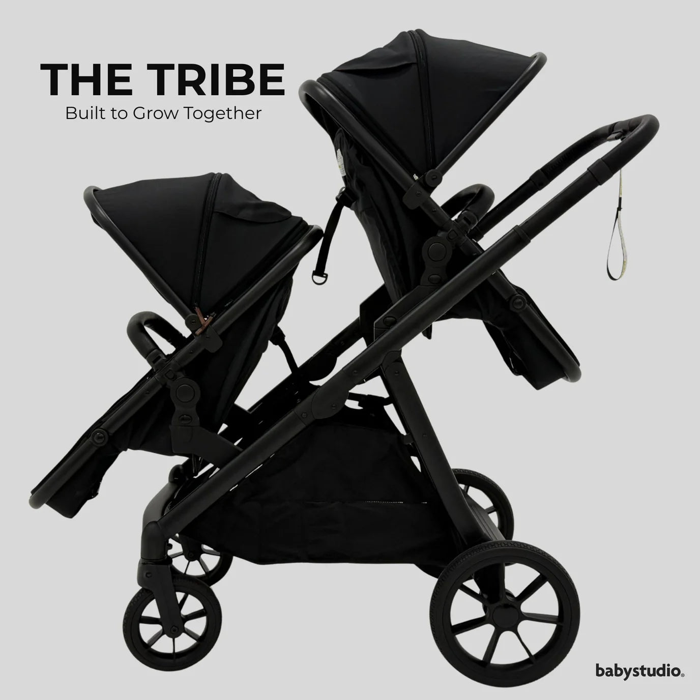 The Tribe Stroller - Frame and Carrycot/Toddler Seat 