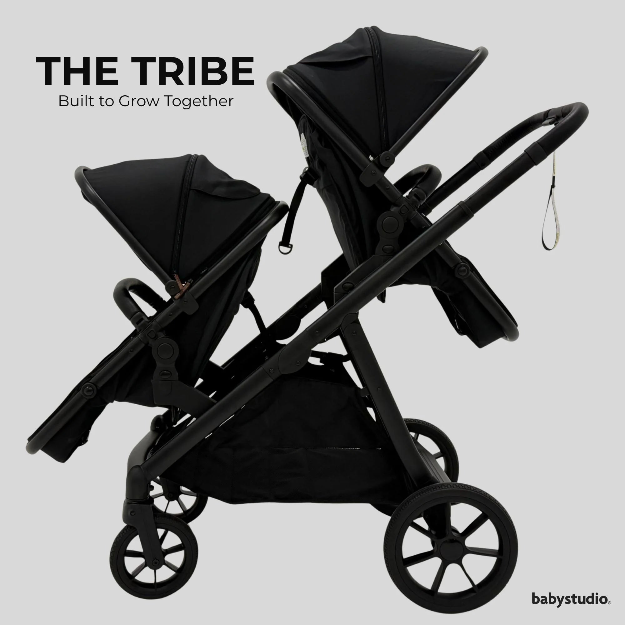 The Tribe Stroller - Frame and Carrycot/Toddler Seat 