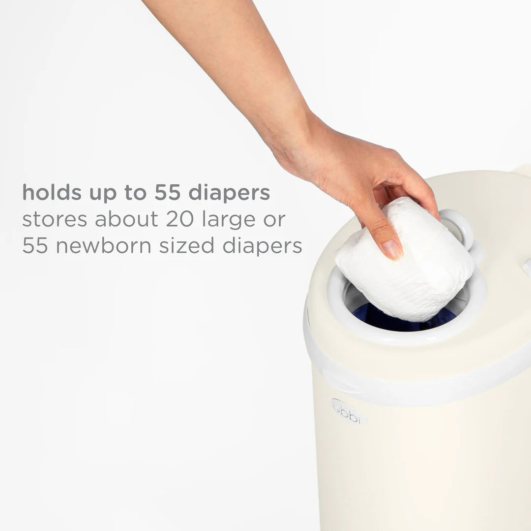 Ubbi Nappy Pail - Matte Ivory
