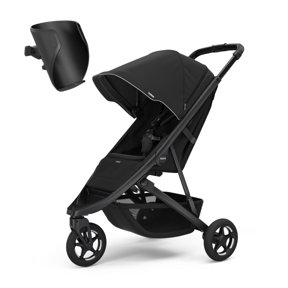 Thule Spring 2- BLACK ( 2026 Updated Version) Travel System
