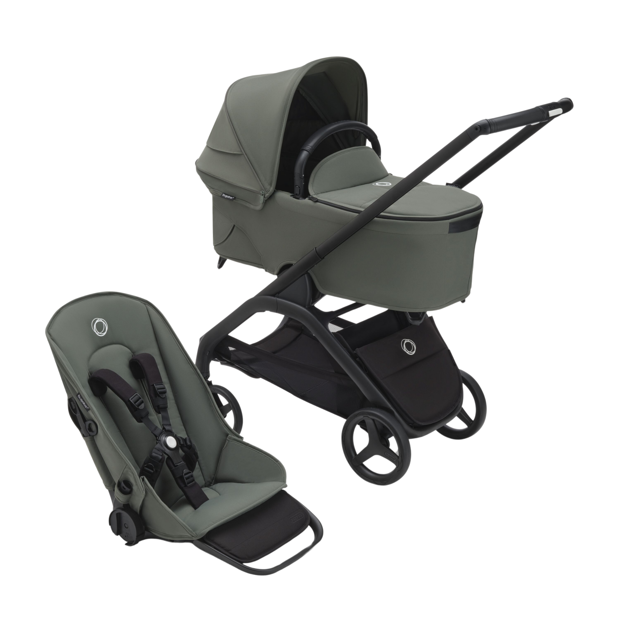Bugaboo Dragonfly Pram & Bassinet Package Free Rain Cover - Tiny Tots Baby Store 