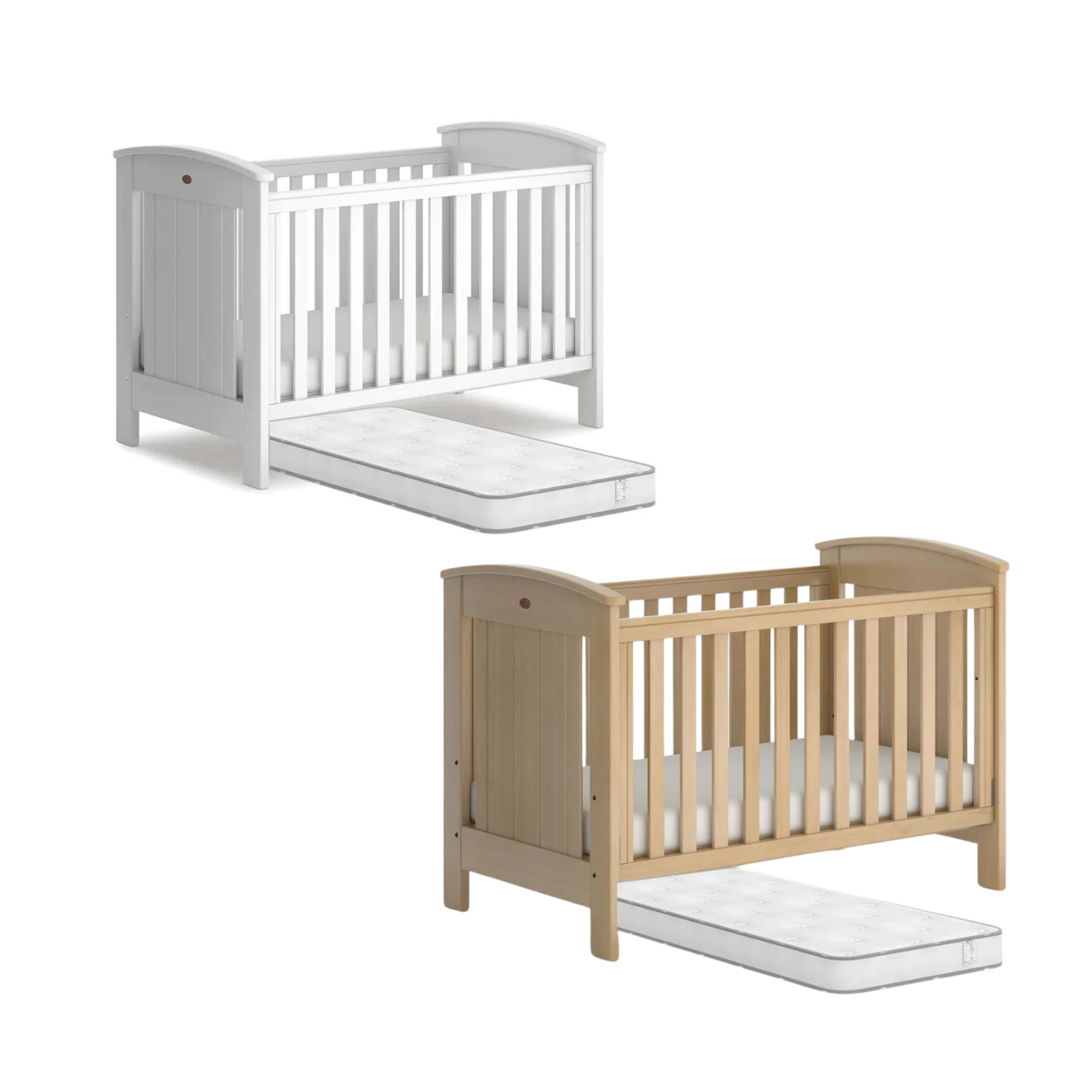 Boori Casa Baby Cot (Dropside) With Mattress Package