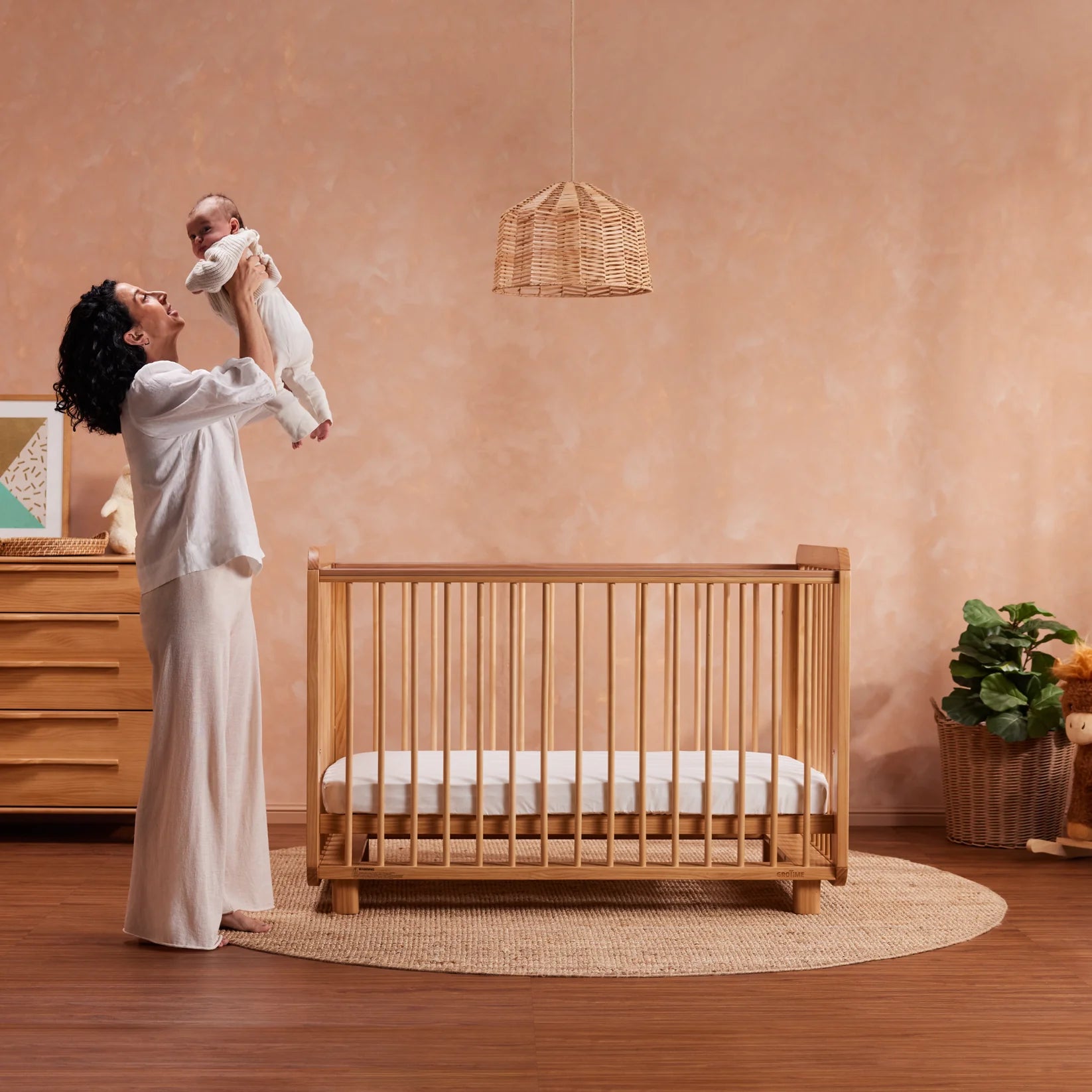 GroTime Winslow Cot with Mattress | ETA end April 