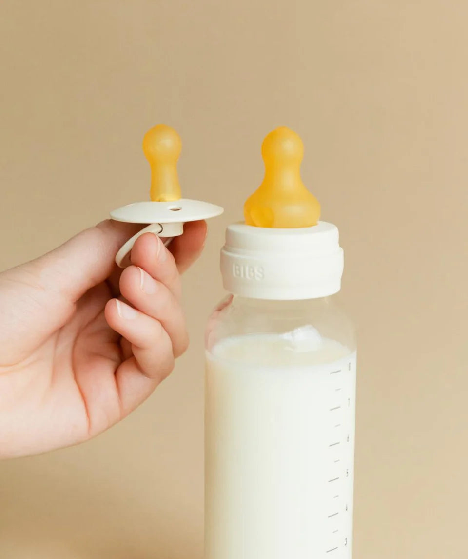 Bibs Baby Bottle Complete Set 270ml Latex - Tiny Tots Baby Store 