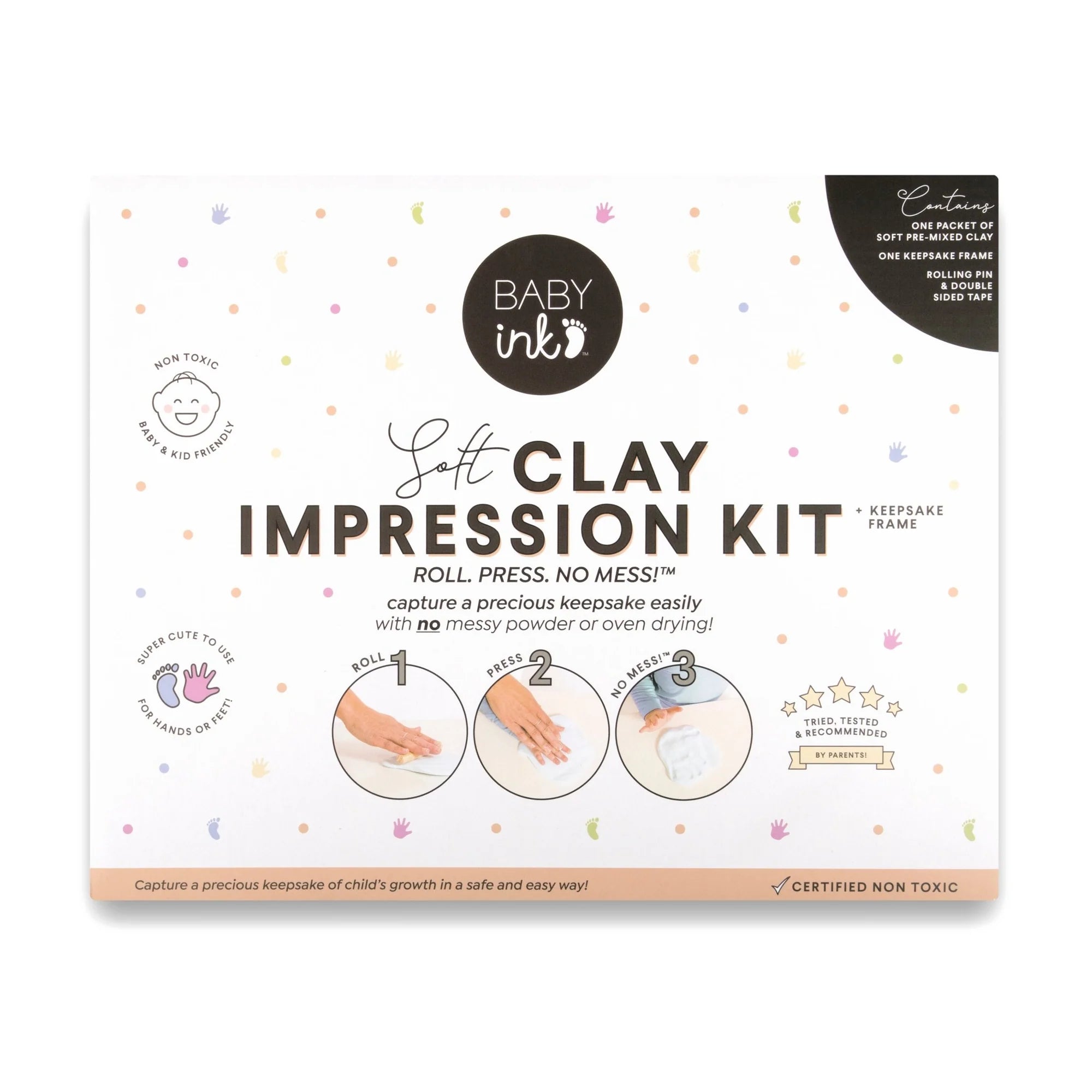 BABYink Clay frame - White