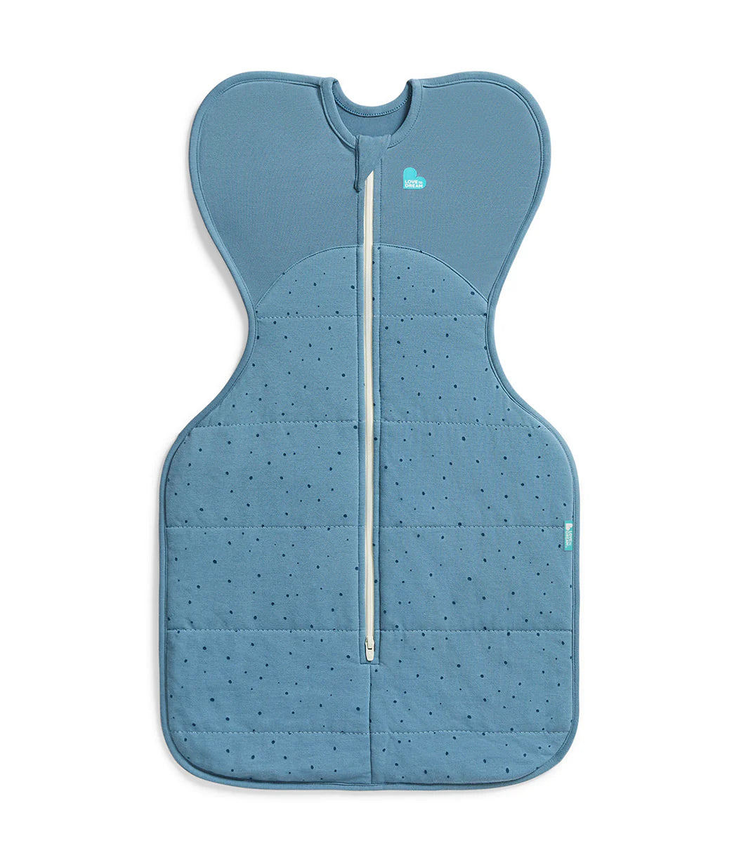 Love to Dream Swaddle Up™ 2.5 TOG- Storm Blue Pebbles 