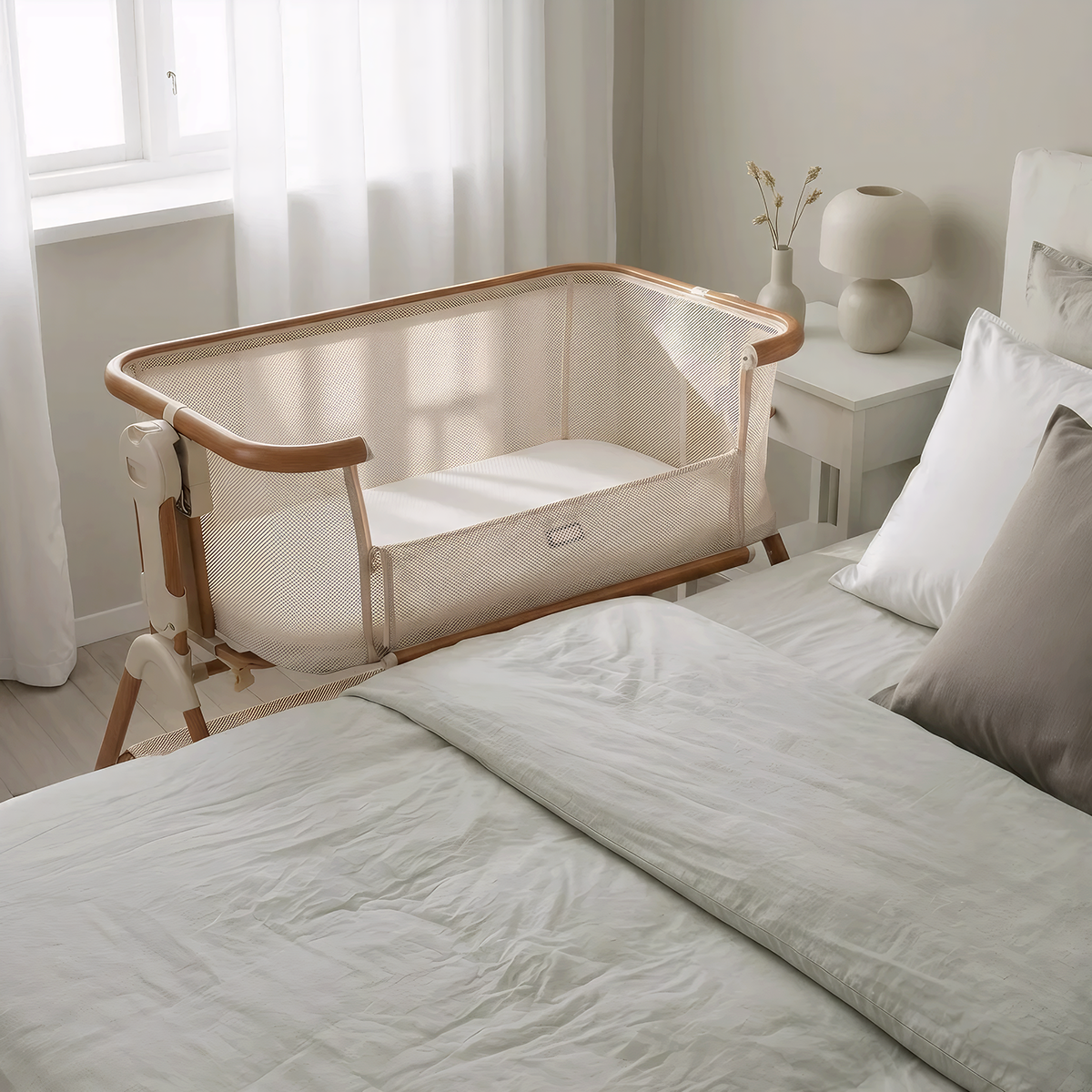 COCOON Breeze bedside bassinet 