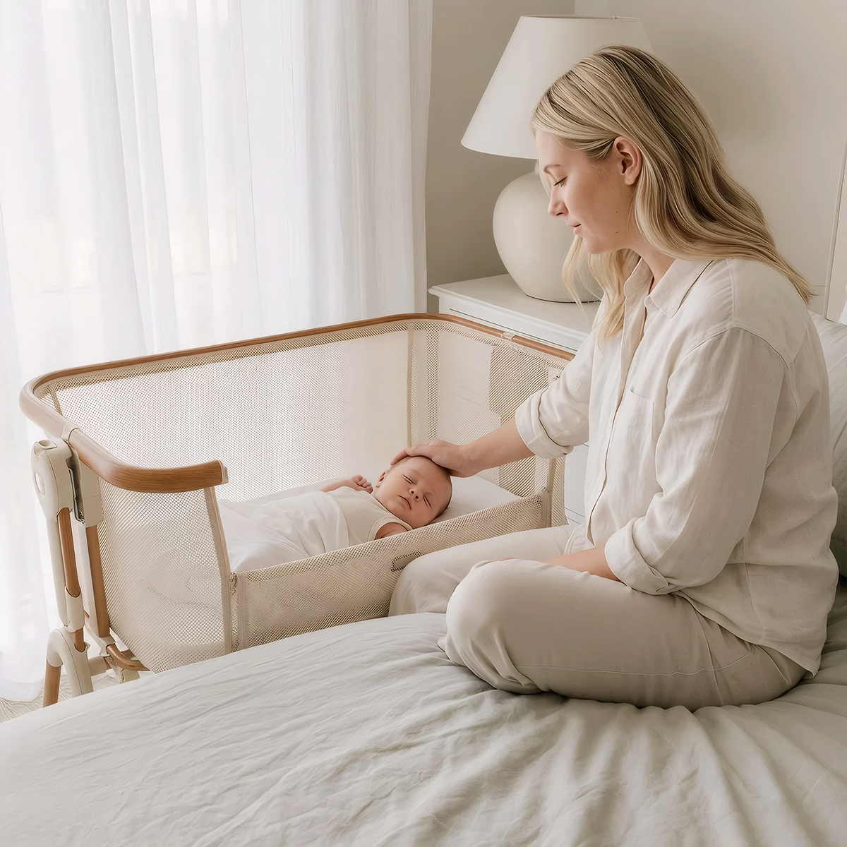 COCOON Breeze bedside bassinet 