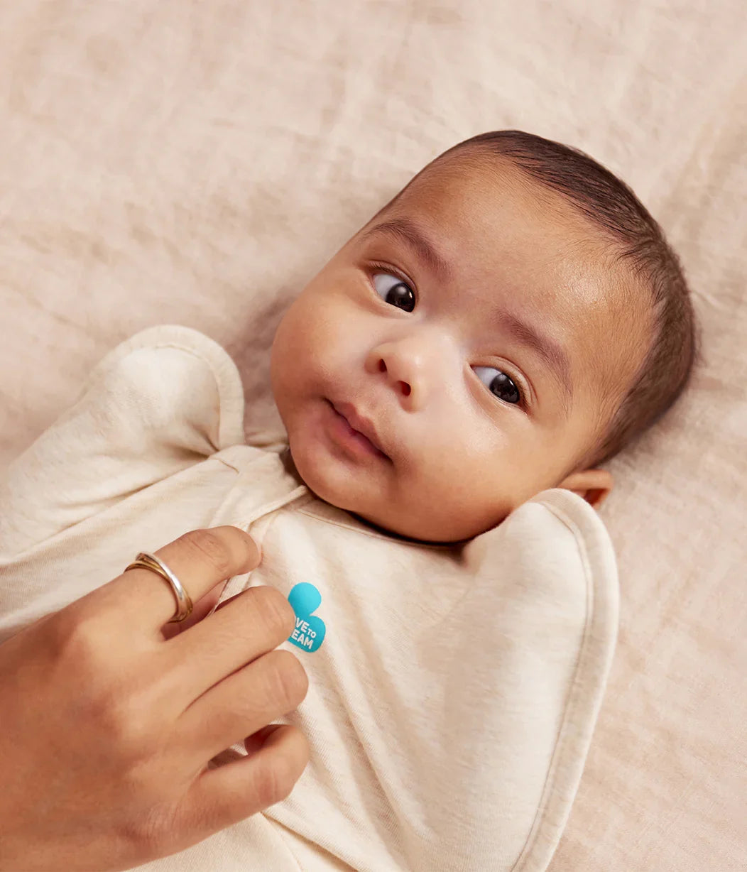Love to Dream Swaddle Up 1.5Tog Cotton Fleece - Oatmeal Twigs