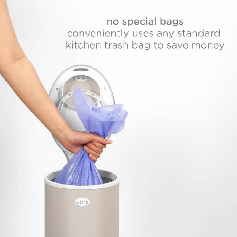 Ubbi Nappy Pail - Matte Taupe