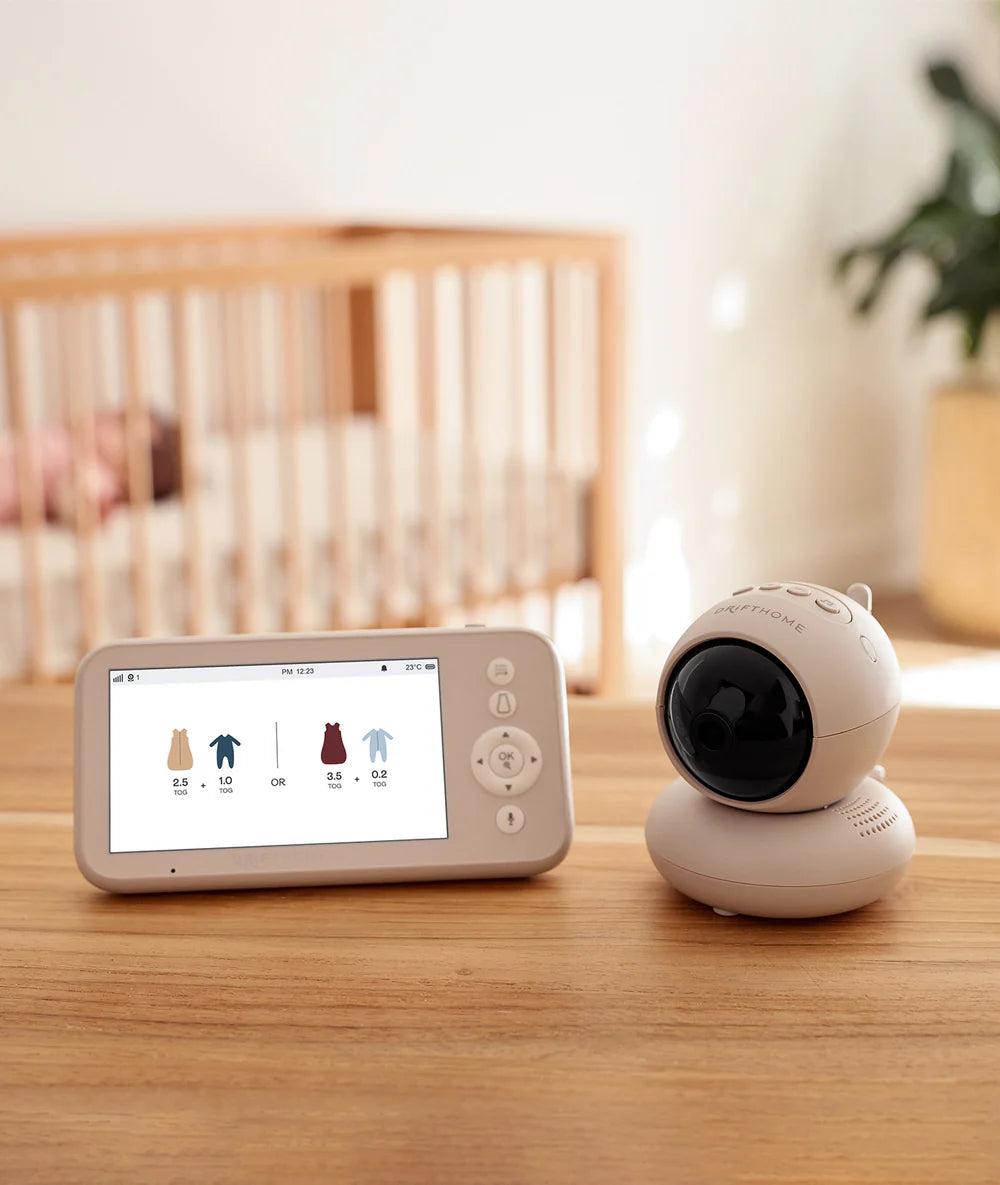 Ergopouch Drift Home Baby Monitor and Smart TOG Guide