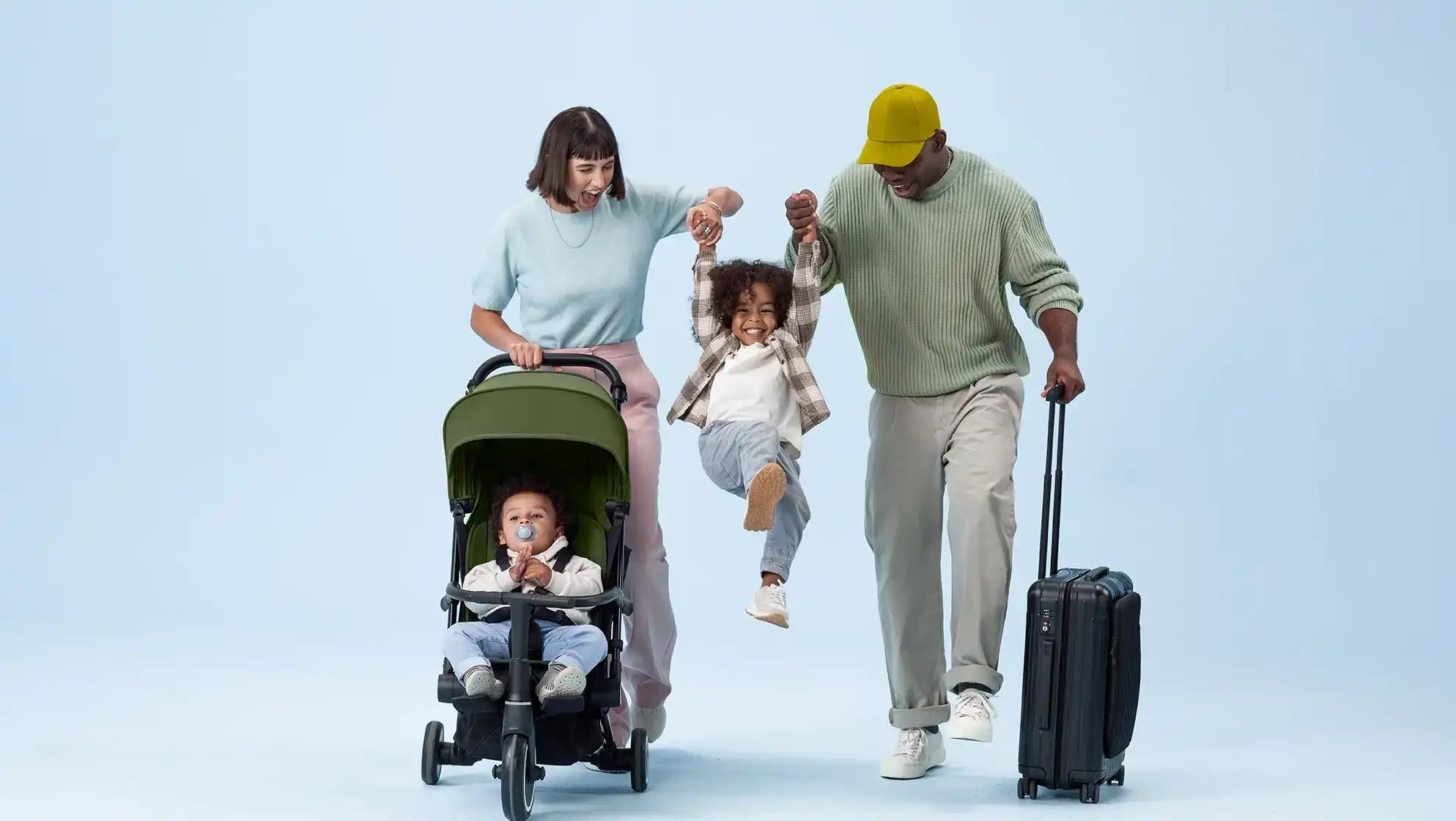 SmartTrike Traveler Stroller BLACK - Tiny Tots Baby Store 