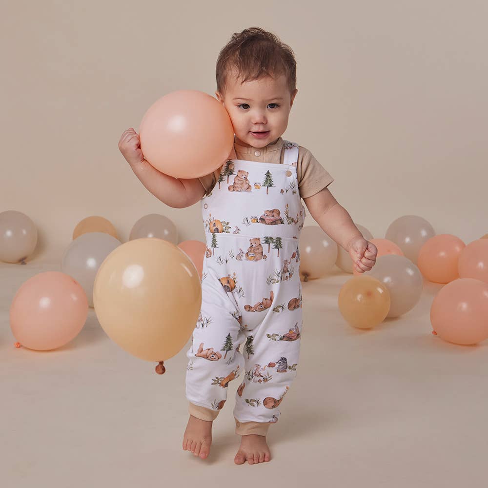 Snuggle Hunny - Bears Organic Snuggle Overalls - 0-3 Months (000)