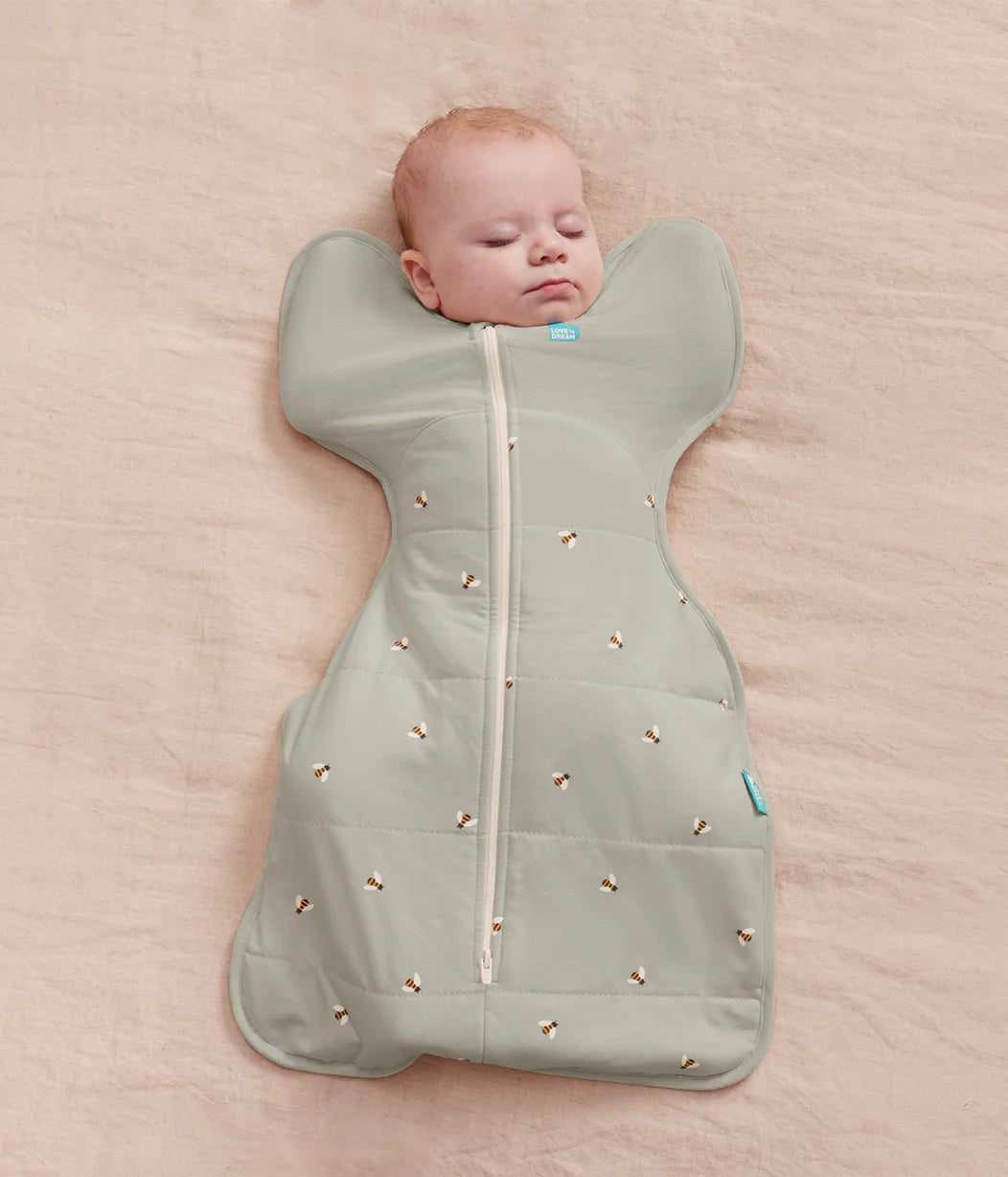 Love to Dream Swaddle Up 2.5 TOG - Olive Bees 