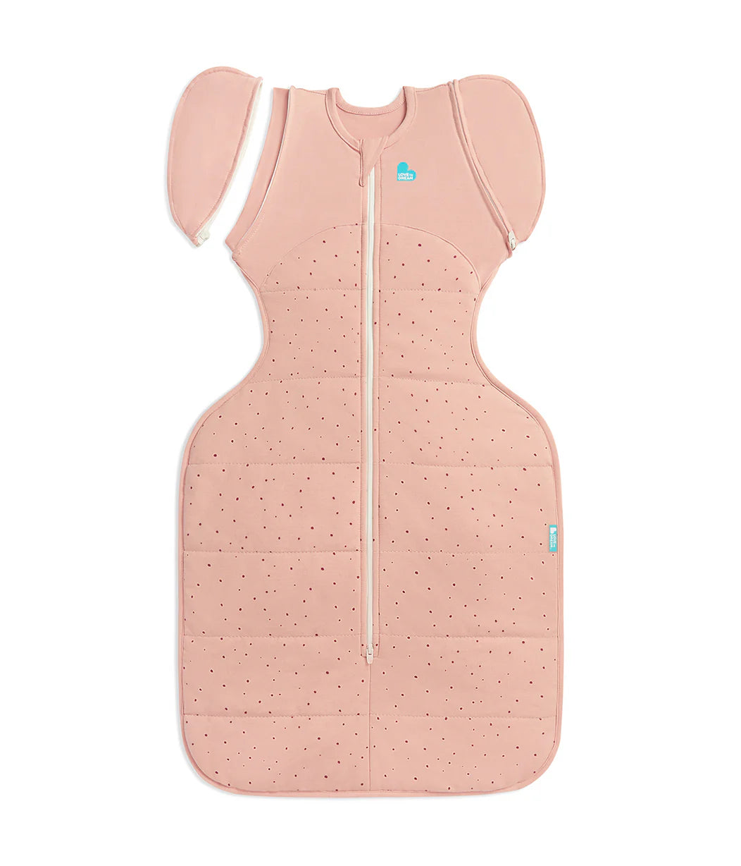 Love To Dream Swaddle Up Transition Bag 2.5 TOG Rose Pebbles 