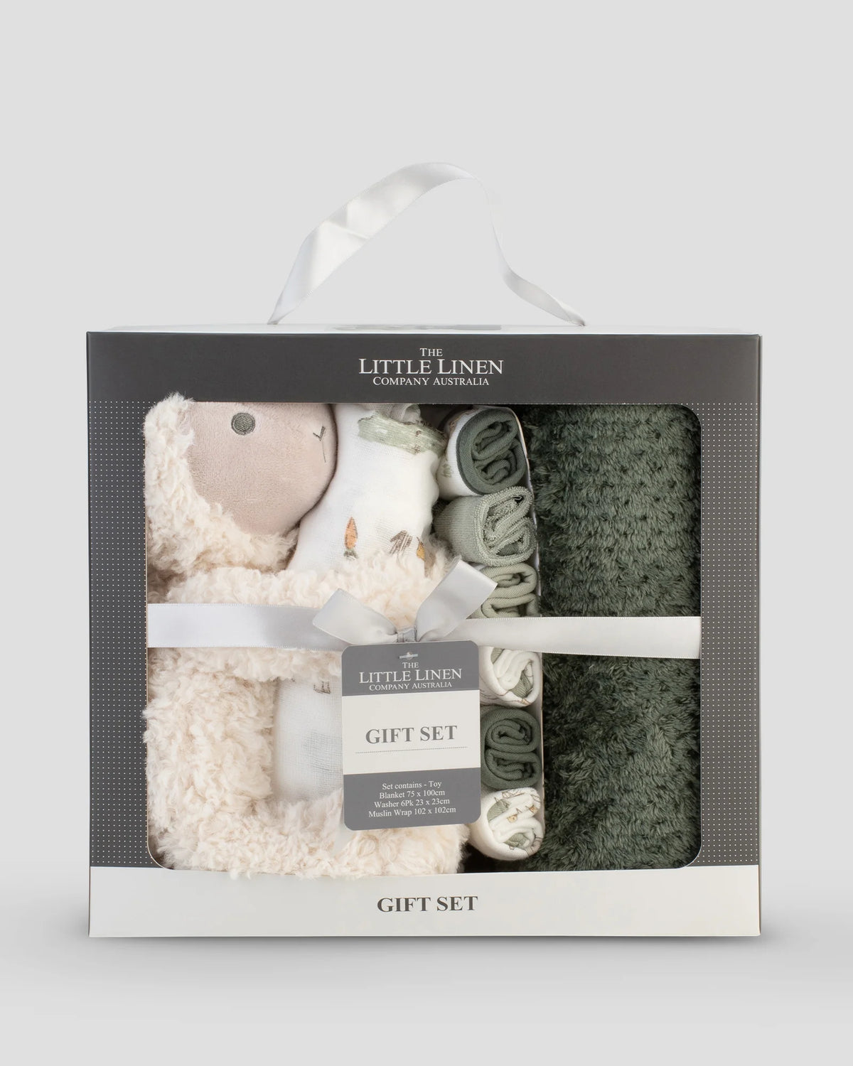 Little Linen Boxed Gift Set - Farmyard Lamb