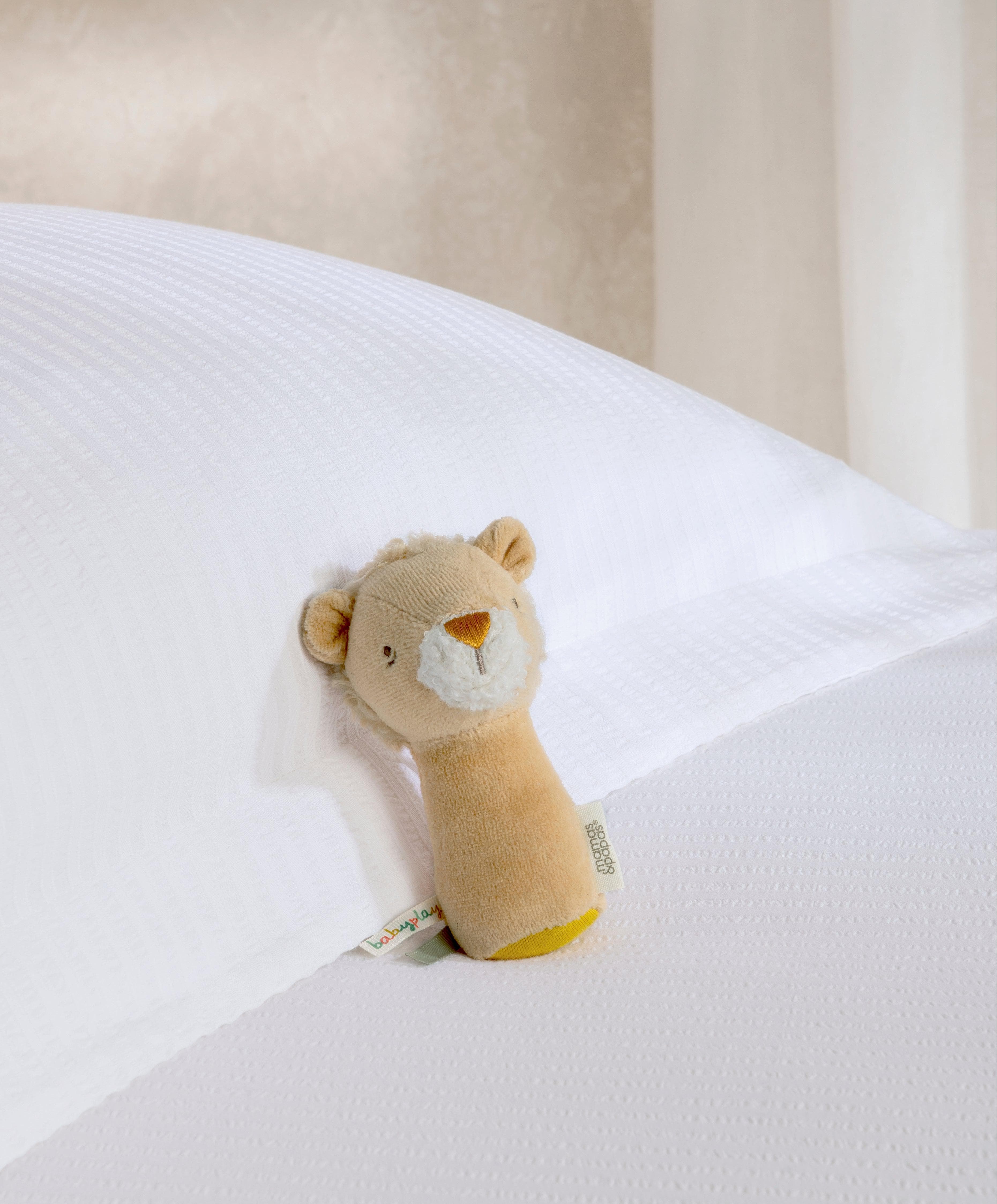 Mamas & Papas Activity Toys Mini Rattle - Lenny Lion