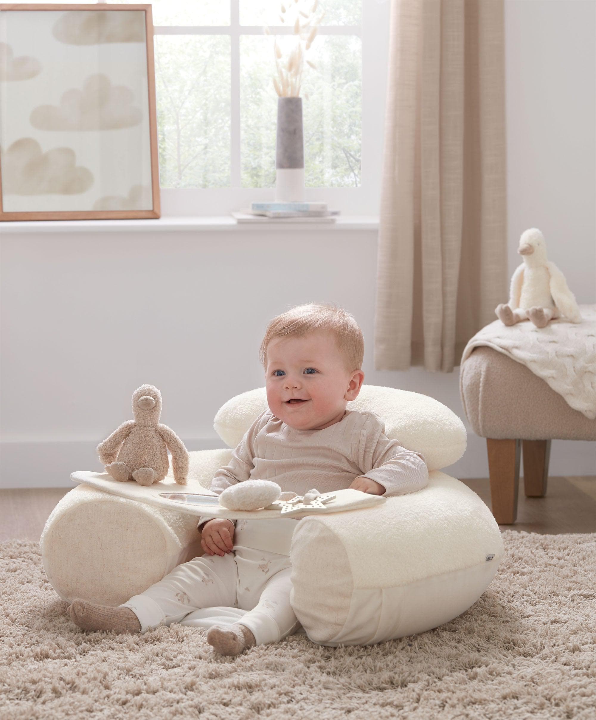Mamas & Papas Sit & Play Baby Floor Seat - Welcome to the World Duckling - Tiny Tots Baby Store 