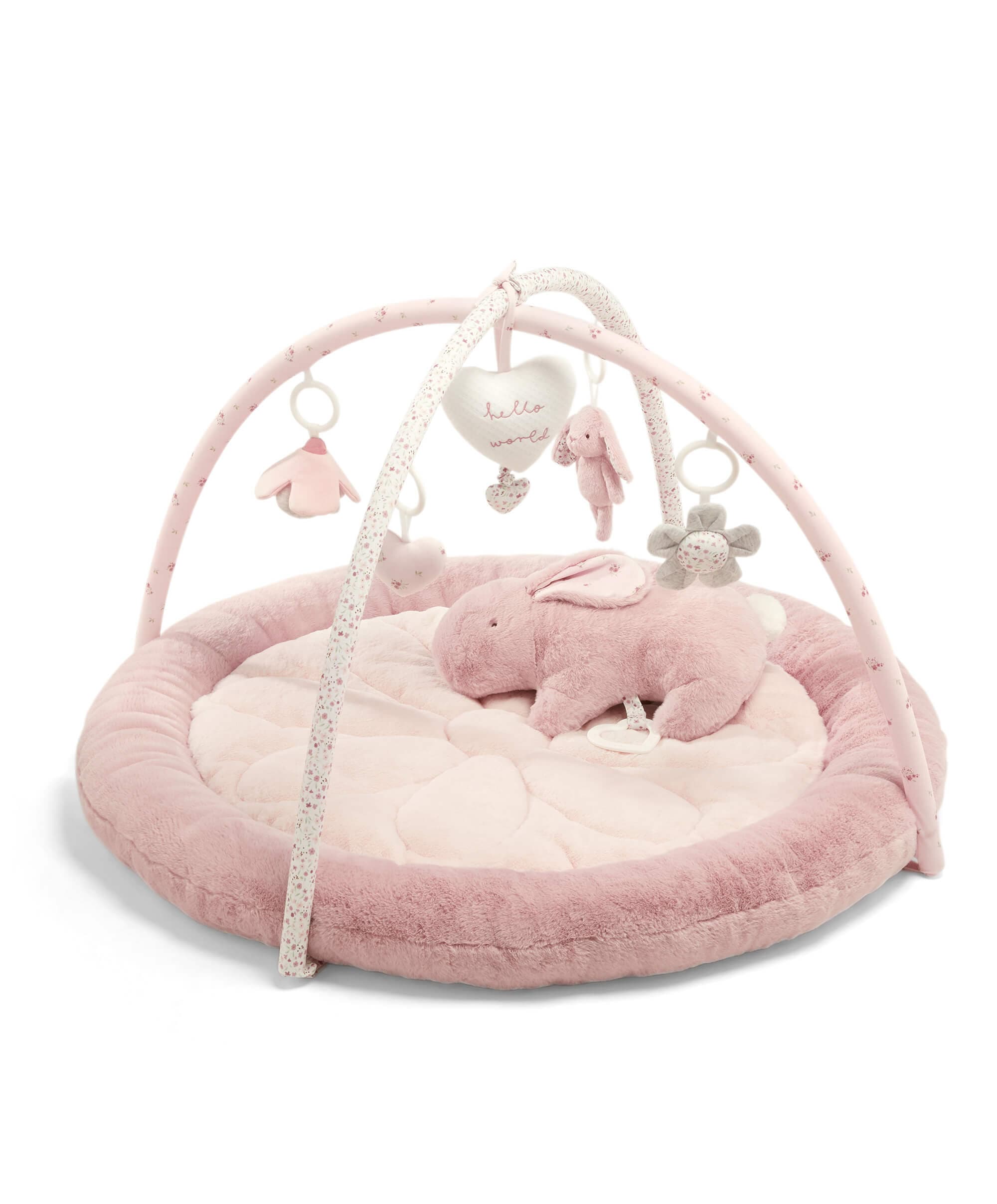 Mamas & Papas Playmats & Gyms Welcome to the World Bunny Playmat - Pink