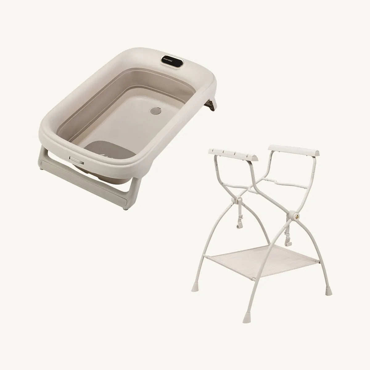 Maxi Cosi Indigo Plus Foldable Bath and Stand- Elegant Beige