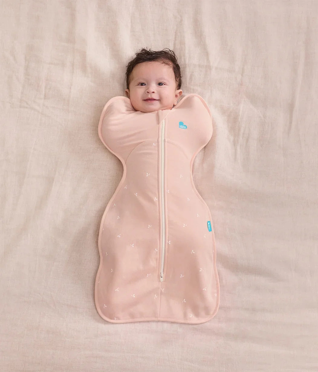 Love to Dream Swaddle Up 1.5Tog Cotton Fleece - Blush Twigs