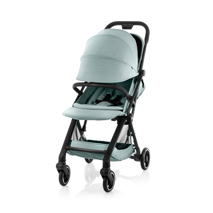 britax lite stroller Britax Flylite Travel Stroller + Bpod Lite Capsule- Raven black