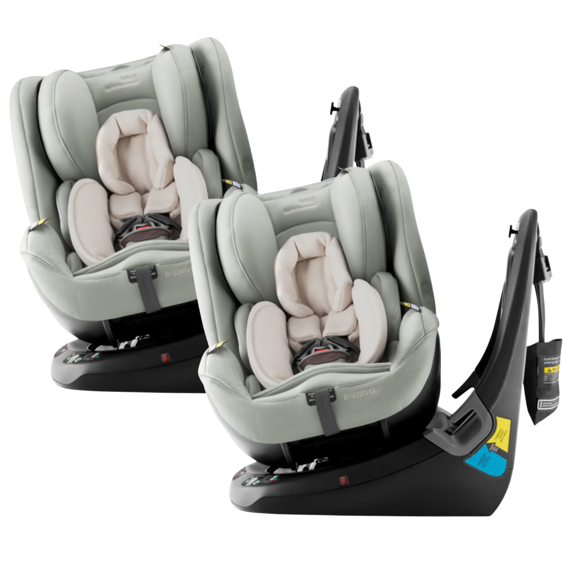 Britax Safe-n-Sound B-Swivel LUX Silver Fern (2 PK)