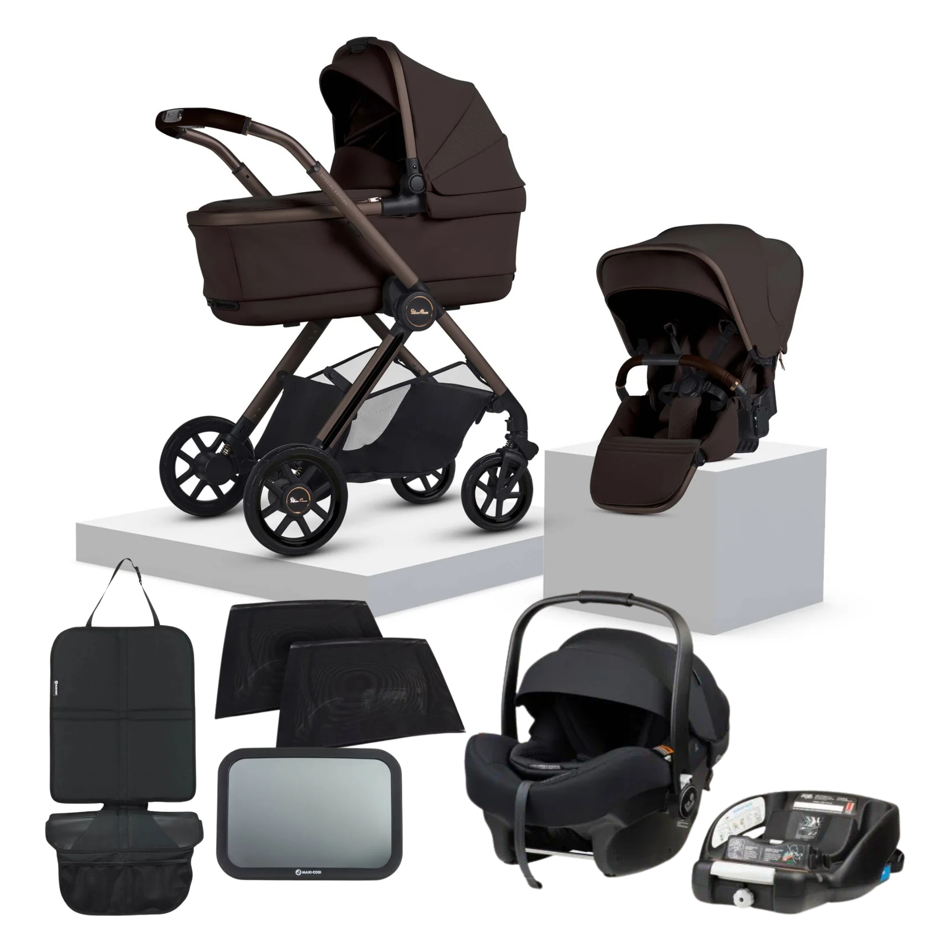 Silvercross Reef 2 SE + Maxi Cosi Car Capsule Bundle | GANACHE