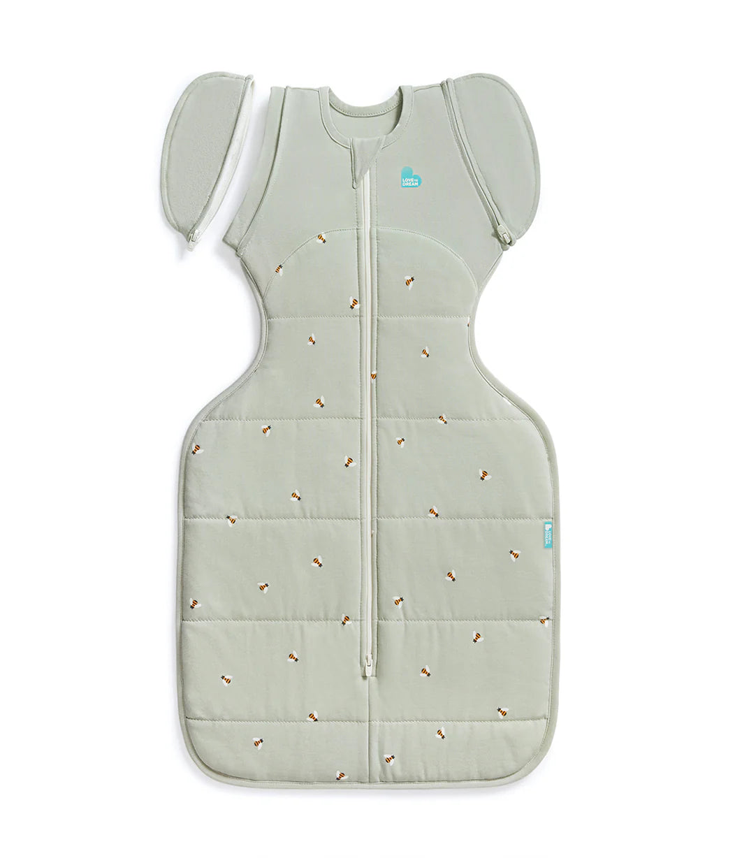 Love To Dream Swaddle Up Transition Bag 2.5 TOG -Olive Bees 