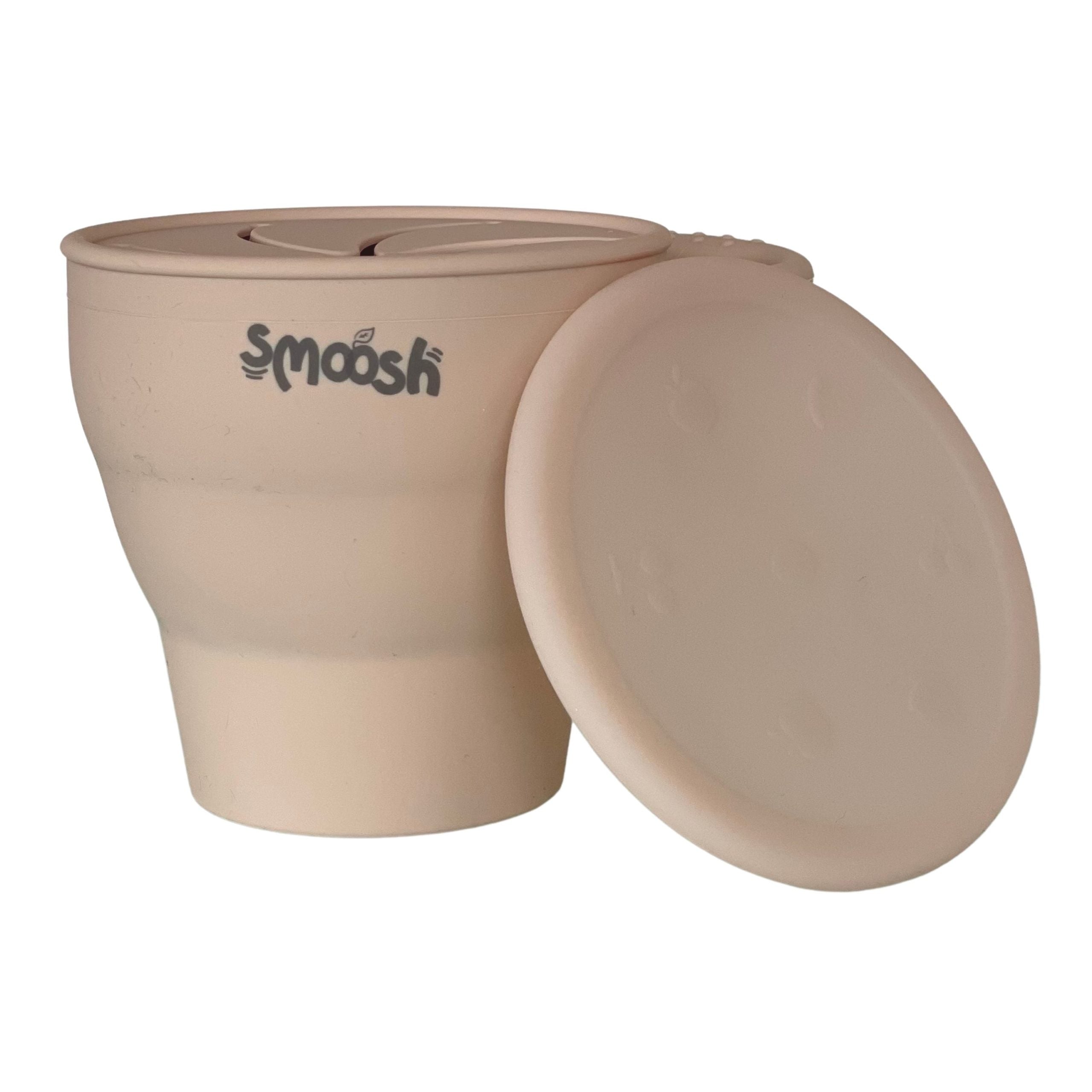 Smoosh Snack Cup with Lid Latte