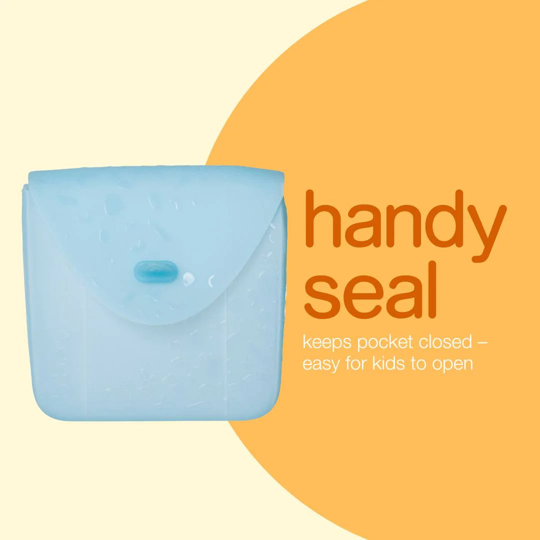 BBox Silicone Lunch Pocket - Ocean - Tiny Tots Baby Store 