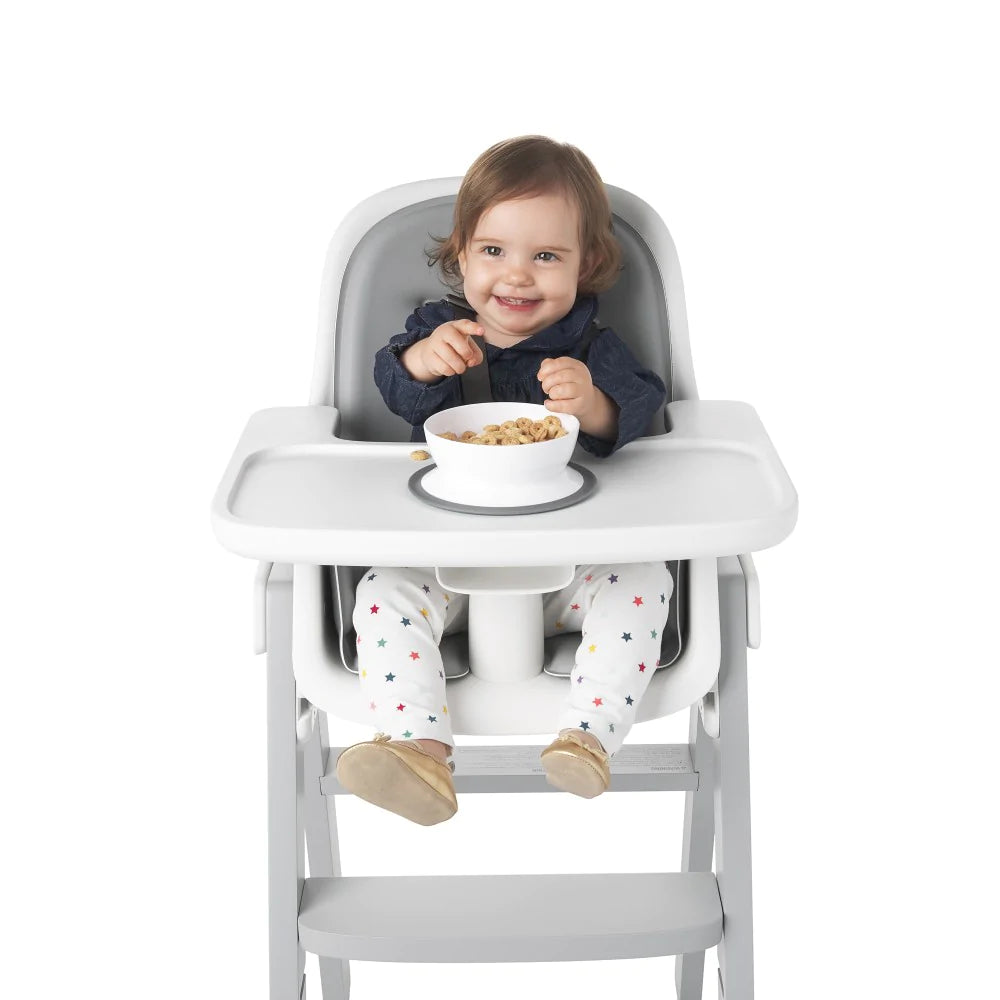 OXO TOT Stick & Stay Suction Bowl - GREY - Tiny Tots Baby Store 