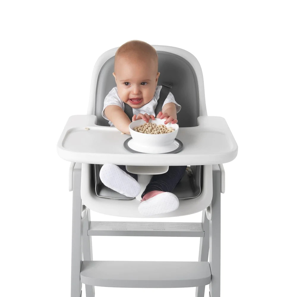 OXO TOT Stick & Stay Suction Bowl - GREY - Tiny Tots Baby Store 