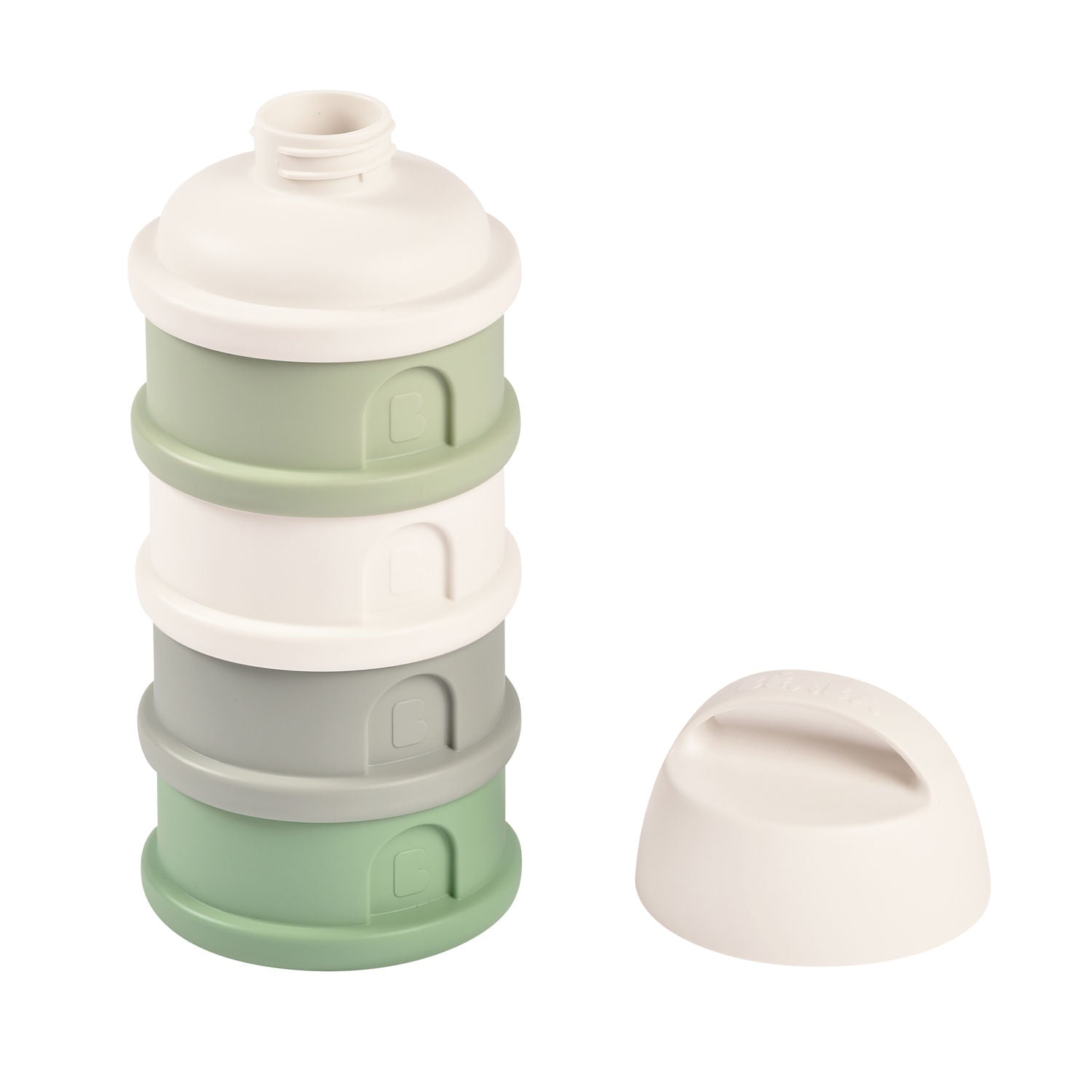 Beaba Formula And Snack Container - Sage - Tiny Tots Baby Store 