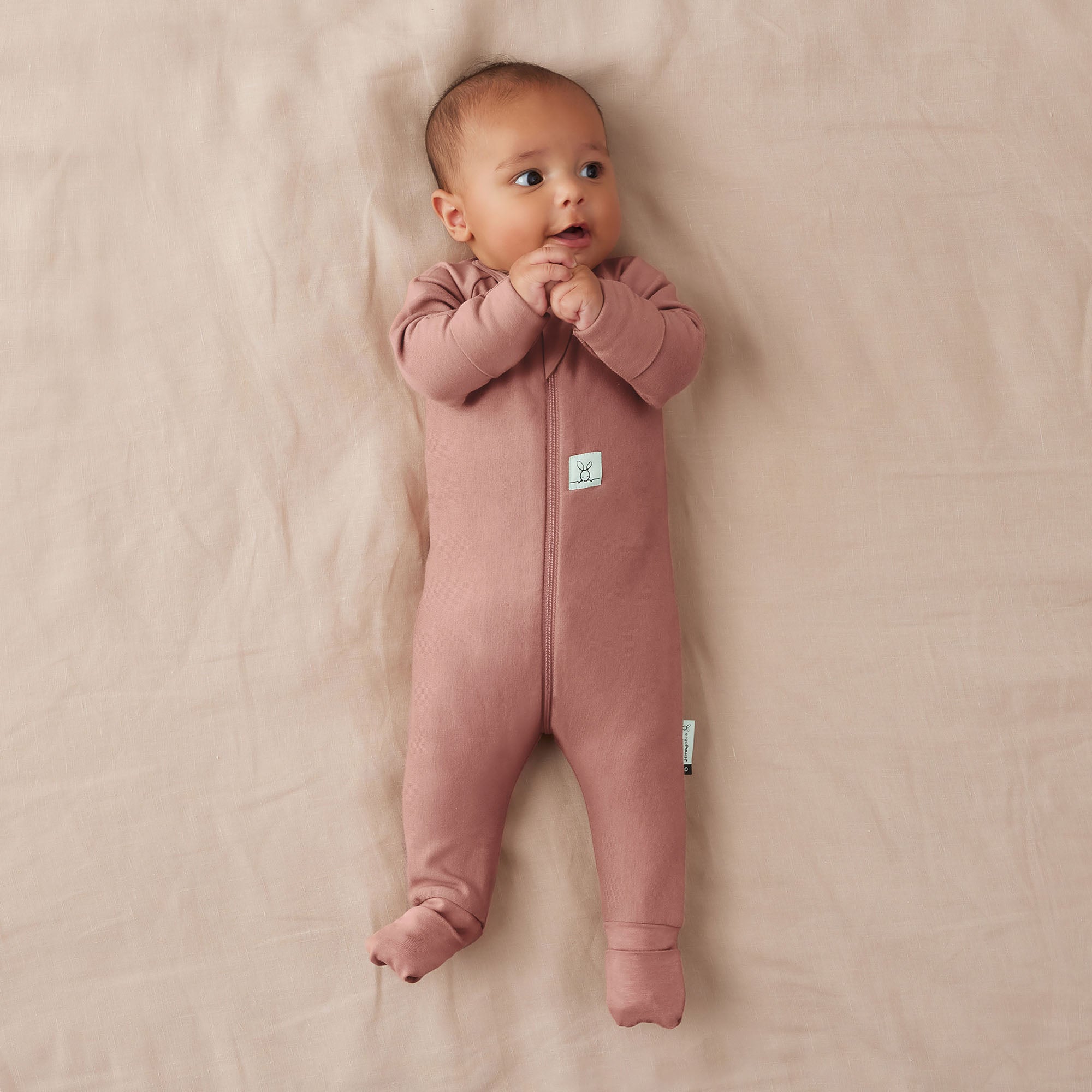 Ergopouch Long Sleeve Layer 1.0 TOG Rose - Tiny Tots Baby Store 
