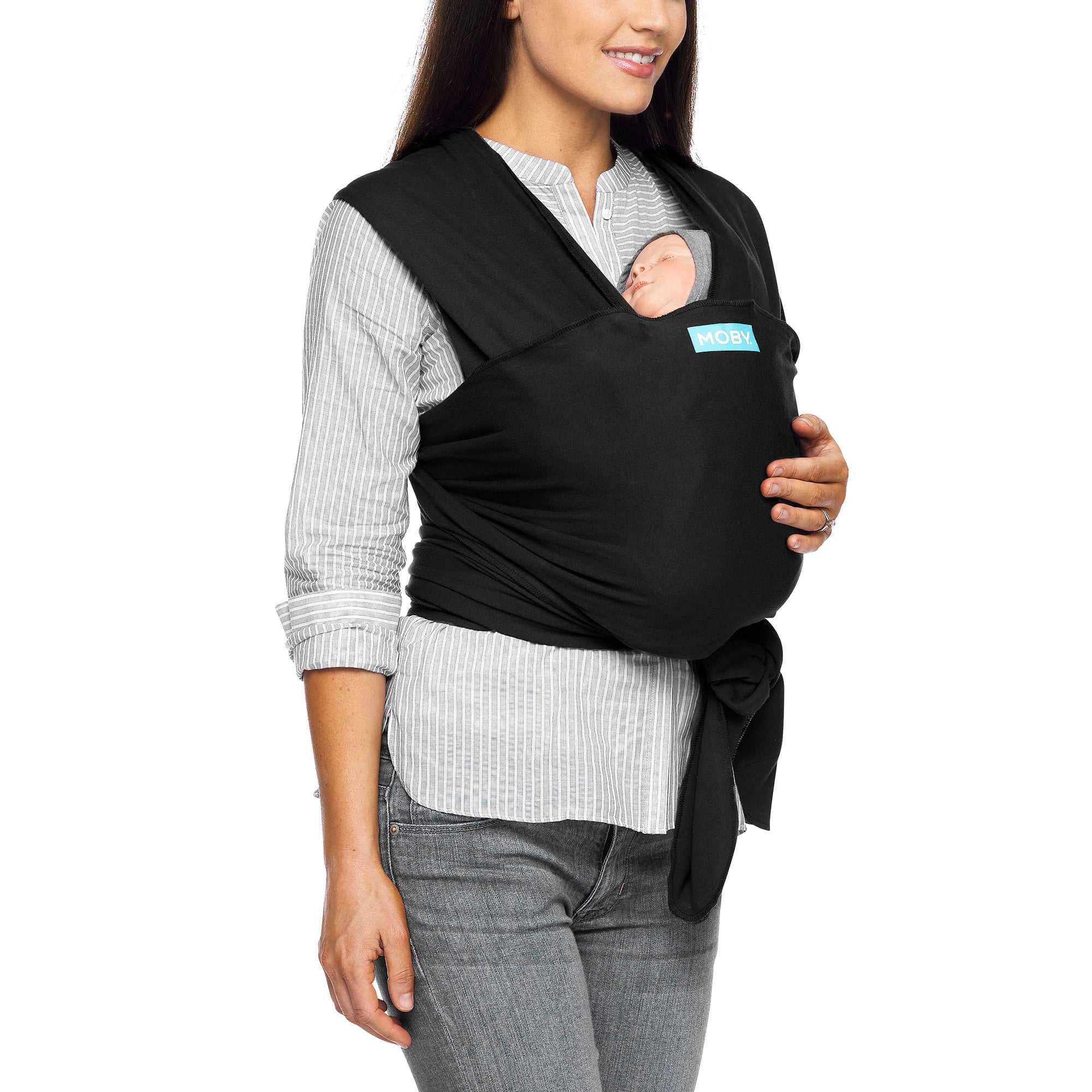 Moby Classic Wrap BLACK - Tiny Tots Baby Store 